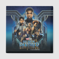 Black Panther | Characters Over Wakanda Magnet