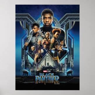 Black Panther | Characters Over Wakanda Poster