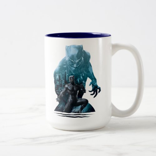 Black Panther  Claws Out Two_Tone Coffee Mug