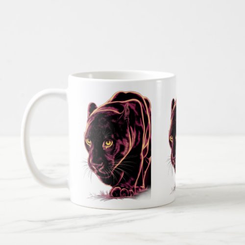 Black panther  coffee mug
