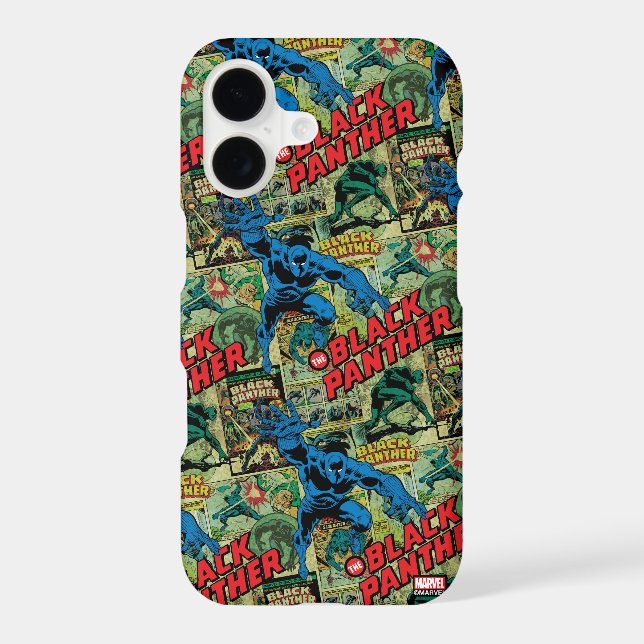 Black Panther Comic Book Pattern Iphone Case (Back)