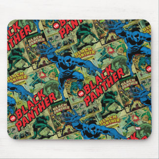 Black Panther Comic Book Pattern Mouse Pad