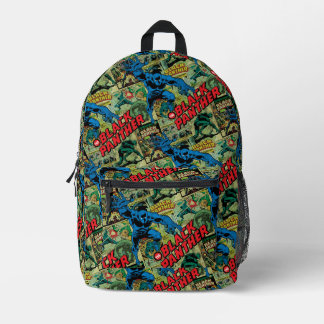 Black Panther Comic Book Pattern Printed Backpack