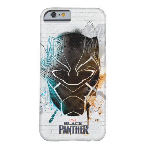 Black Panther  Dual Panthers Street Art Barely There iPhone 6 Case