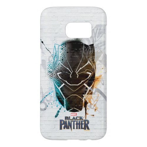 Black Panther  Dual Panthers Street Art Samsung Galaxy S7 Case