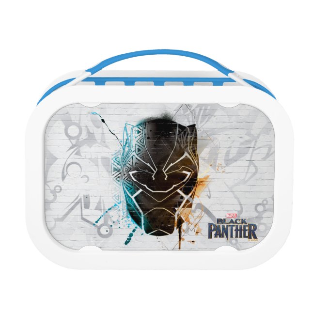 Black Panther | Dual Panthers Street Art Lunch Box (Front)