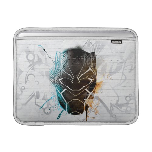 Black Panther  Dual Panthers Street Art MacBook Air Sleeve