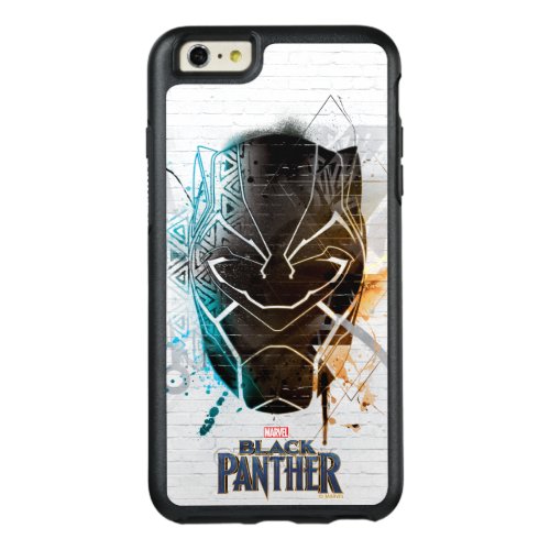 Black Panther  Dual Panthers Street Art OtterBox iPhone 66s Plus Case