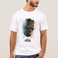 Black Panther | Dual Panthers Street Art T-Shirt