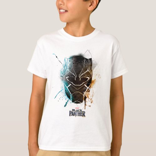Black Panther  Dual Panthers Street Art T_Shirt