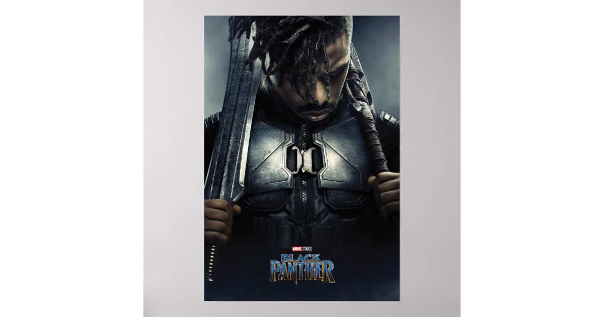 Black Panther | Erik Killmonger Character Poster | Zazzle