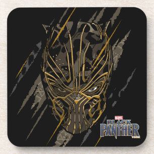 Black Panther   Erik Killmonger Claw Marks Beverage Coaster