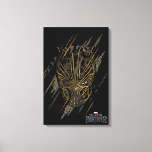 Black Panther   Erik Killmonger Claw Marks Canvas Print