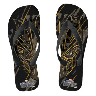 Black Panther Erik Killmonger Claw Marks Flip Flops
