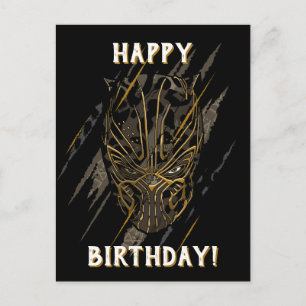 Black Panther   Erik Killmonger Claw Marks Postcard