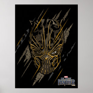 Black Panther Erik Killmonger Claw Marks Poster