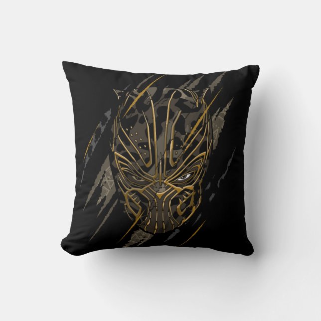 Black Panther | Erik Killmonger Claw Marks Throw Pillow (Front)