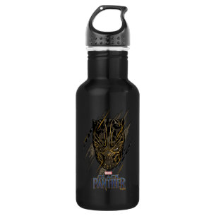 Black Panther   Erik Killmonger Claw Marks Water Bottle
