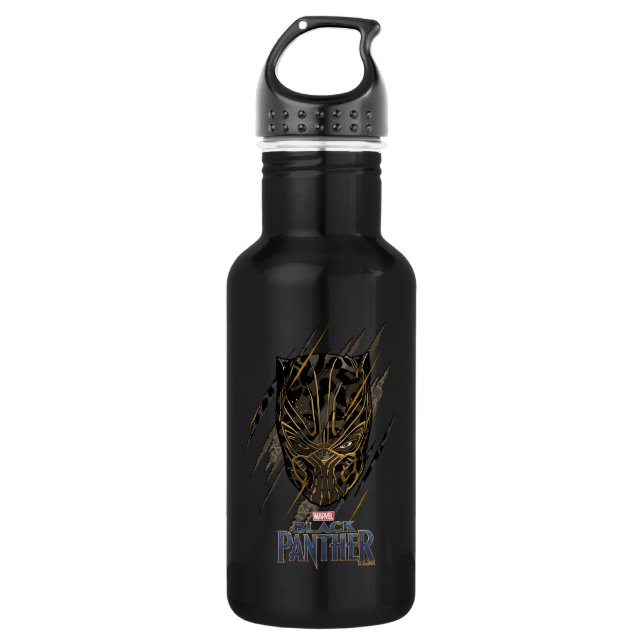 Black Panther | Erik Killmonger Claw Marks Water Bottle (Front)