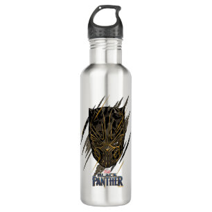Black Panther   Erik Killmonger Claw Marks Water Bottle
