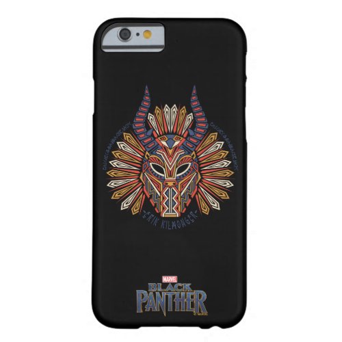 Black Panther  Erik Killmonger Tribal Mask Icon Barely There iPhone 6 Case