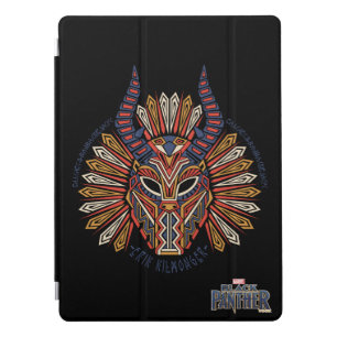 Black Panther   Erik Killmonger Tribal Mask Icon iPad Pro Cover