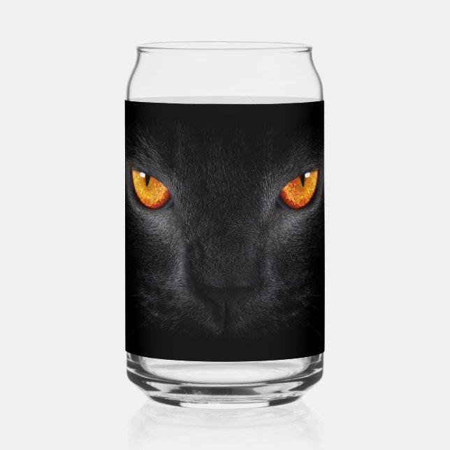 Black Panther eyes Can Glass (Front)