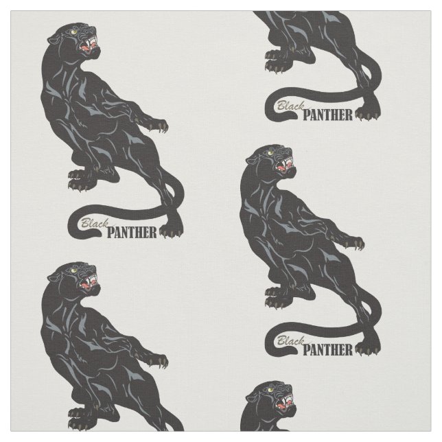 black panther fabric (Swatch)
