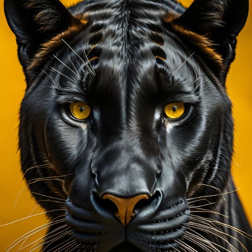 Black Panther feline love unique cat Panther Tissue Paper