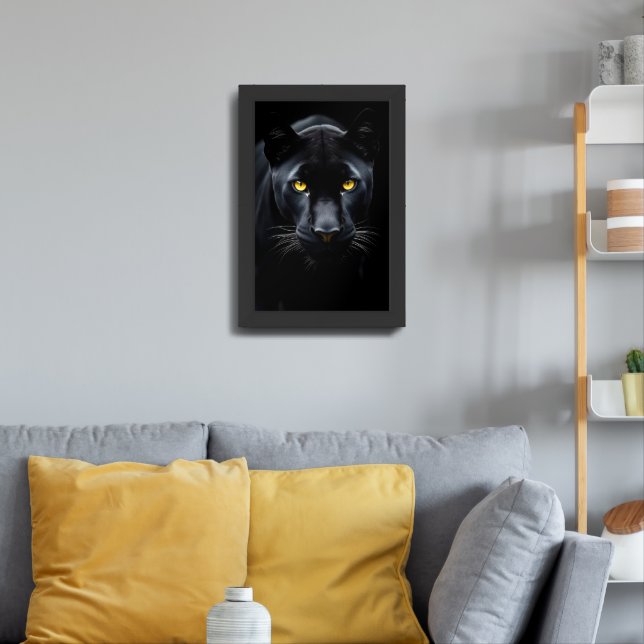 Black Panther Framed Art (Living Room 3)