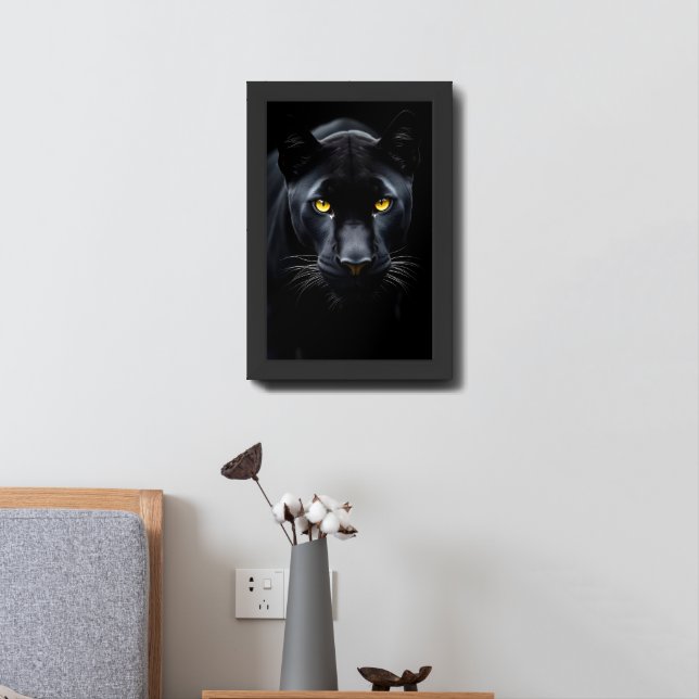 Black Panther Framed Art (Bedside)