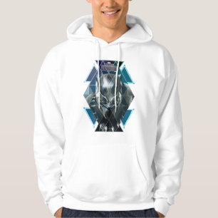 Black Panther Geometric Character Pattern Hoodie