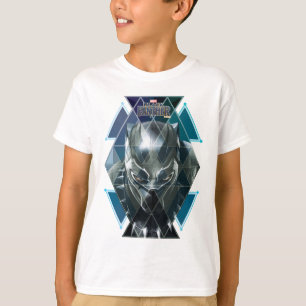 Black Panther   Geometric Character Pattern T-Shirt