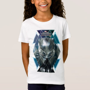 Black Panther   Geometric Character Pattern T-Shirt