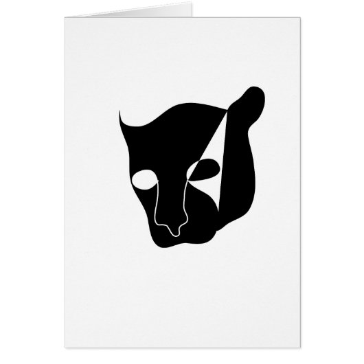 black panther head cards (Front)