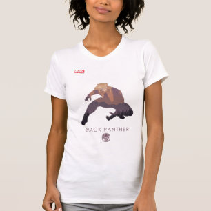 Black Panther Heroic Silhouette T-Shirt