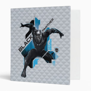 Black Panther   High-Tech Character Graphic 3 Ring Binder
