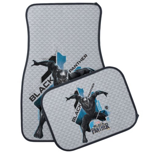 Black Panther  High_Tech Character Graphic Car Mat