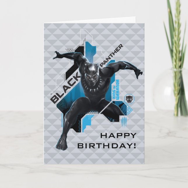 Black Panther | High-Tech Character Graphic Card (Front)