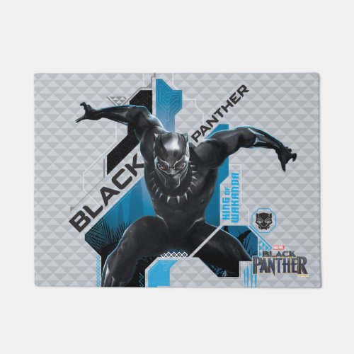 Black Panther  High_Tech Character Graphic Doormat