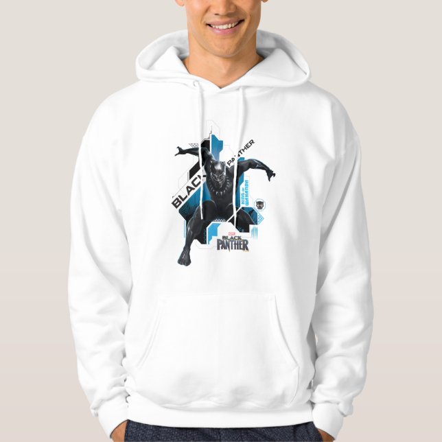 Black Panther | High-Tech Character Graphic Hoodie (Front)
