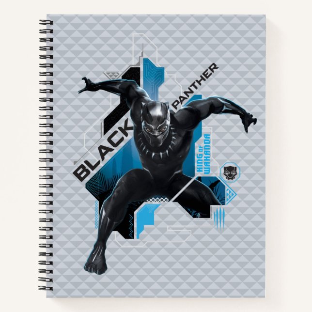 Black Panther | High-Tech Character Graphic Notebook (Front)