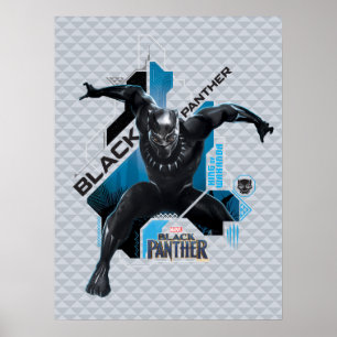 Black Panther High-Tech Character Graphic Poster