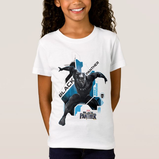 Black Panther | High-Tech Character Graphic T-Shirt (Front)