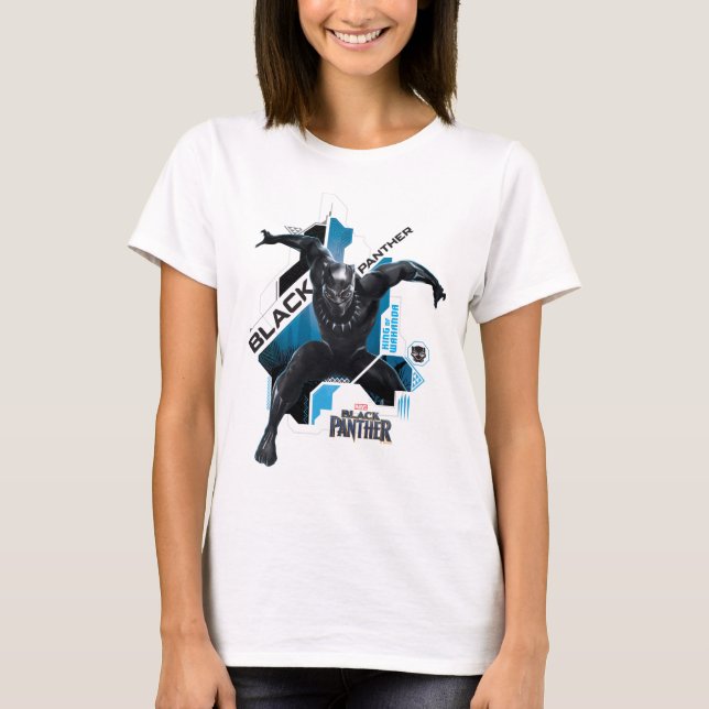 Black Panther | High-Tech Character Graphic T-Shirt (Front)