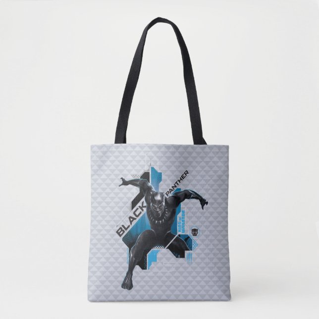 Black Panther | High-Tech Character Graphic Tote Bag (Front)