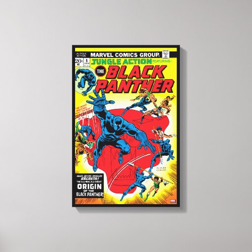 Black Panther in Jungle Action Issue 8 Canvas Print