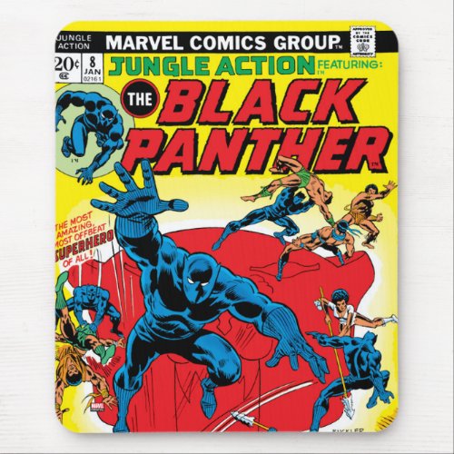 Black Panther in Jungle Action Issue 8 Mouse Pad