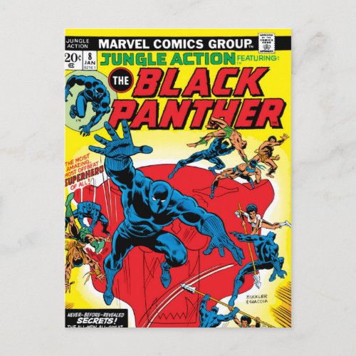 Black Panther in Jungle Action Issue 8 Postcard