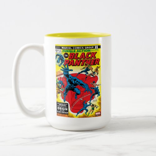 Black Panther in Jungle Action Issue 8 Two_Tone Coffee Mug
